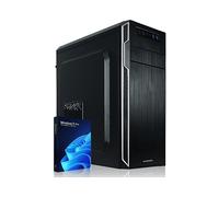 GREED® Multimedia PC con Intel Core i7 4790 - Calcolatrice veloce + Computer per ufficio e casa Office con 4,0 GHz, 16 GB RAM/memoria - SSD da 240 GB + 1 TB - DVD+RW - USB3.0 - WLAN, con Windows 11
