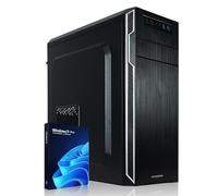 GREED® Intel Core i7 4790 Multimedia PC fisso - Desktop veloce per ufficio e casa - Computer con 4,0 GHZ - 16GB RAM - Disco da 240GB SSD + 1TB HDD - DVD+RW - USB3.0 - WLAN - incl. Windows 11 Pro