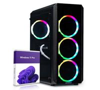 Greed® MK2 4K High End Gaming PC - AMD Ryzen 7 5700X 8 Core - Nvidia Geforce RTX 4060 - computer RGB ultra veloce + desktop Monster Raytracing con 4,6 GHz - 32 GB DDR4 RAM - 1TB SSD - WLAN + W11 Pro