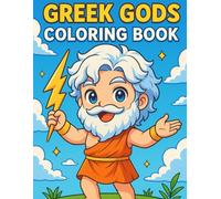 GREEK GODS coloring book: MANGA STYLE x AGES 3-9