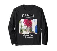 Greek Island Paros Grecia Grecia Vacanze Greche Souvenir Donne Uomini Maglia a Manica