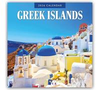 Greek Islands 2026 Square Wall Calendar