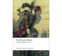 Greek Lyric Poetry (Tascabile) Oxford World's Classics