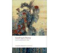 Greek Lyric Poetry (Tascabile) Oxford World's Classics
