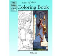 Greek Mythology Coloring book Series: Athena