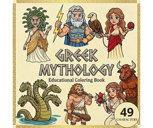 Greek Mythology: Educational Coloring Book