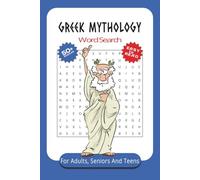 Greek Mythology Word Search Puzzle Book: Word Searches with Easy to Read Print about Hellenic Mythology, Classical Mythology, Greek Legends and More | ... Gift for Vacations, Holidays and SpareTime