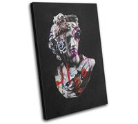 Greek Statue Abstract Graffiti Urban SINGLE TELA parete arte foto stampa