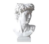 Greek Statue Of David | Gift For Home Or Decoration | Roman Style Statue Planter Makeup Brushes Container Pen Holder | Sculpture Roman Style Face Planter For Garden