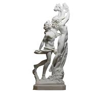 greekartshop Apollo & Daphne Bernini - Statua greca nuda in marmo, 28 cm, colore: Bianco