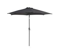 Ombrellone Rotondo Da Giardino 270cm Nero