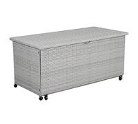 Greemotion Scatola per cuscini in polyrattan, ca. 142 x 68 x 133 cm