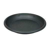 Greemotion Sottovaso Tondo per Interni Esterni in plastica Mira Diametro ca. 68 cm, piattino Piatto sotto Vaso per Vaso Giardino, Grigio Antracite