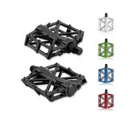 (Green)1 Pair Flat Alloy Flat Platform Bike Pedals 9/16 Mountain Bicycle/mtb/bmx/cycle