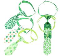 Green Adjustable Dog and Cat Ties for Pets St Patricks Day Holiday