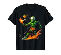 Green Alien Pickleball Space Sports UFO & UAP Credenti Maglietta