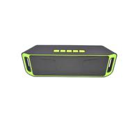 (Green)Altoparlante Bluetooth Moda Semplice Classico Casa Esterno Portatile Wireless Auto