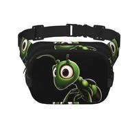 Green Ant - Marsupio multifunzione stampato, unisex, alla moda, da viaggio, sport, borsa da viaggio
