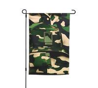 Green Army - Bandiera digitale mimetica per tutte le stagioni, decorazione da giardino per terrazze