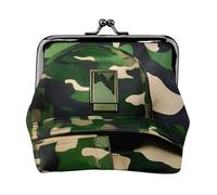 Green Army Digital Camouflage Print Squisito Kiss Lock Portafoglio Compatto Versatile Donne Portamonete Piccolo Sacchetto Della Chiusura Lampo