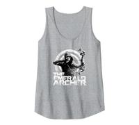 Green Arrow TV Series Arrow Archer Canotta, Donna, Grigio Melange, L