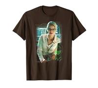 Green Arrow TV Series Felicity Smoak Maglietta, Uomo, Marrone, XL