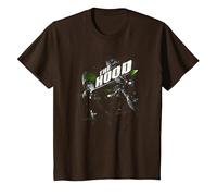 Green Arrow TV Series Take Aim Maglietta, Bambini, Marrone, 3 Anni