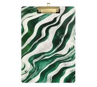 Green Artistic Fluid Artists - Portablocco grande, impermeabile, per classi di quinta elementare, per insegnanti, dimensioni 9 x 12