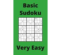Green Basic Sudoku Book, 9x9 Puzzles, 300 Pages, 5x8, Very Easy