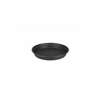 elho Green Basics 65 - Piattino per Interni, Esterni, per Coltivare e Accessori - Ø 65 x 6,9 cm - Nero/Living Black