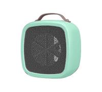 (Green) Battery Powered Space Heater - Compact Electric Mini Fan Heater With Thermostat-yzy