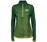 Green Bay Packers Play Action Donna Verde Scuro 1/2 Zip Pullover