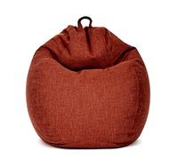 Green Bean© poltrona a sacco da interni 300 litri imbottitura perle EPS accogliente, e lavabile - Tessuto da interno Cuscino a terra Cuscino per sdraiarsi sedersi Poltrona lounge Rosso ciliegia
