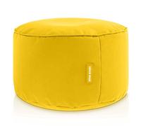 Green Bean© Sgabello a Sacco 25x45cm con Imbottitura in Perle EPS Pouf Cuscino Poggiapiedi per Poltrona a Sacco Cuscino per Pavimento Bambini e Adulti Solleva Le Gambe siediti Giallo