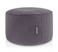 Green Bean© Sgabello a Sacco 25x45cm con Imbottitura in Perle EPS Pouf Cuscino Poggiapiedi per Poltrona a Sacco Cuscino per Pavimento Bambini e Adulti Solleva Le Gambe siediti Antracite