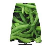 Green Beans Pattern Donna Uomo Mantella Taglio Capelli Traspirante Mantellina Parrucchiere Regolabile Mantella Parrucchiere Per Tagliare I Capelli Acconciatura Parrucchieri 168X140Cm