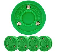 Green Biscuit Confezione da 4 bastoni per fuori-ghiaccio e disco di passaggio, questo biscotto è ideale per l'hockey su strada