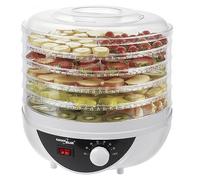 Green Blue GB195 Essiccatore alimentare per funghi, verdure e frutta, erbe 250W, extra silenzioso, 5 setacci Diametro 27 cm Temp regolabile