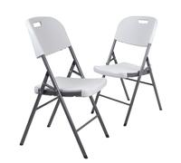 Green Blue GB375 Sedia da Catering Eventi da Giardino Pieghevole max 250 kg 88x50x45 cm, (2x Sedie)