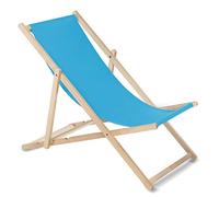Sdraio in Legno Green Blue Pieghevole Lettino Faggio Mare Giardino DiversiColori