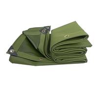 Green Canvas Tarp Sheet Waterproof Tarpaulin Heavy Duty Multipurpose Covers with Reinforced Eyelets for Outdoor Caravan Rainproof Canopy Tent (Size : 3x4m)
