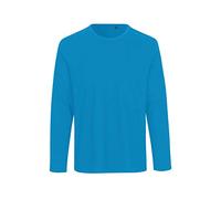 Green Cat Maglia a maniche lunghe da uomo, in 100% cotone biologico, certificata Fairtrade, Oeko-Tex e Ecolabel zaffiro L