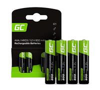 4x Batterie Ricaricabili AAA R3 800mAh Ni-MH Pile Green Cell