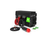 Green Cell® 500W/1000W 12V 220V/230V Onda Pura Inverter Invertitore di Tensione Fotovoltaico DC AC per Camper Auto Convertitore di Potenza, Trasformatore sinusoidale Pura Porta USB per Batteria Auto