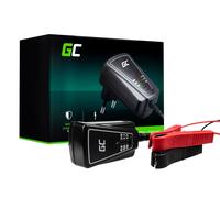 Green Cell Caricabatterie Intelligente 6V/12V 1A (SLA, AGM, Gel, MF, Wet, VRLA) caricabatteria completamente automatico batteria per auto moto barca caravan camion scooter UPS sedia a rotelle