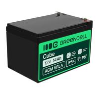 Green Cell AGM 12V 14Ah VRLA Batteria al Piombo per Casse e Bilance