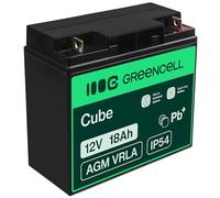 Green Cell AGM Battery 12V 18Ah - Batteria - 18000 mAh