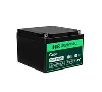 GreenCell® Batteria AGM 12V 26Ah al piombo accumulatore sigillata VRLA Senza manutezione ricaricabile Batterie di ricambio ermetica | giocattoli per bambini | allarme| sistemi UPS | eBike | Scooter