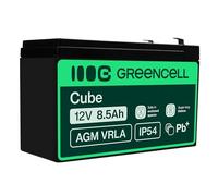 GreenCell® Batteria AGM 12V 8,5Ah accumulatore VRLA giocattoli auto allarme