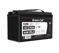Green Cell AGM 12V 90Ah VRLA Batteria al Piombo per Barche e Yacht
